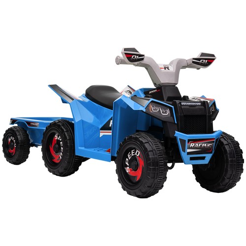 Quad con rimorchio - 6v,
