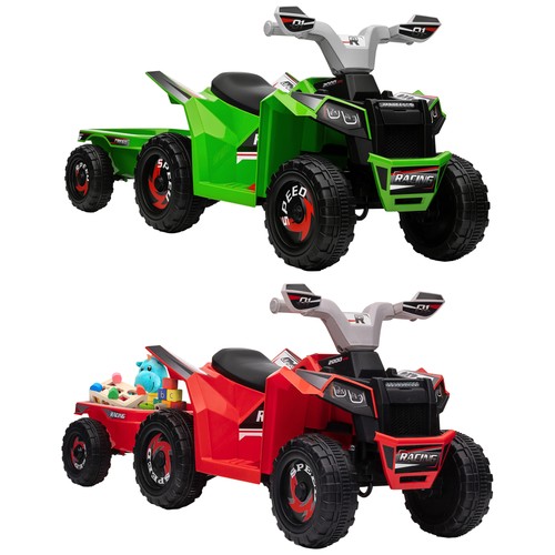 Homcom quad elettrico - quad, per