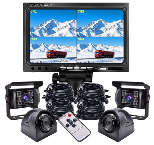 Monitor quad split 4x - quad, 7"